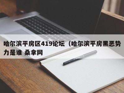 上海哈尔滨平房区419论坛（哈尔滨平房黑恶势力是谁 桑拿网